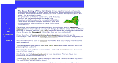 Desktop Screenshot of canalsnys.org